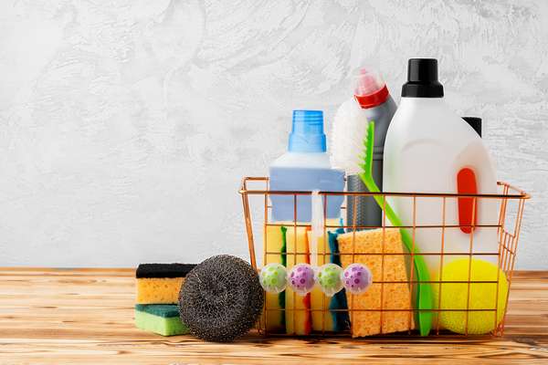 Equip yourself with these essential cleaning supplies for moving.