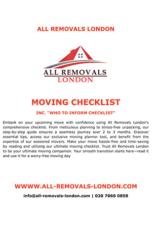 Moving Checklist by All Removals London