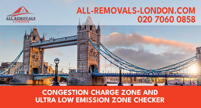 All Removals London - Congestion Charge and Ultra Low Emission Zone Checker