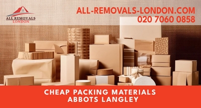 All Removals London - Cheap Packing Materials in Abbots Langley