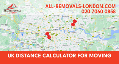 All Removals London Distance Checker - Distance Calculator