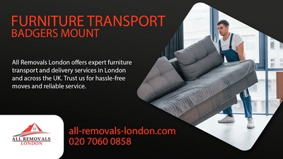 All Removals London - Dependable Furniture Transport Services in Badgers Mount