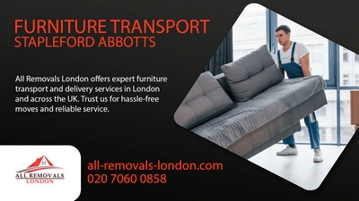 All Removals London - Dependable Furniture Transport Services in Stapleford Abbotts