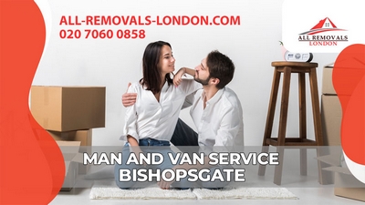 All Removals London - Man and Van Service in Bishopsgate