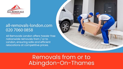 All Removals London - Professional Nationwide Removals between London and Abingdon-On-Thames