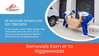 All Removals London - Professional Nationwide Removals between London and Biggleswade