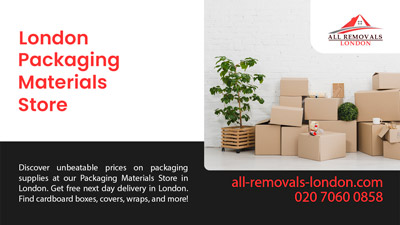 All Removals London - Packaging Materials Store in London