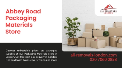 All Removals London - Packaging Materials Store in Abbey Road