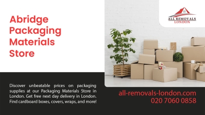 All Removals London - Packaging Materials Store in Abridge