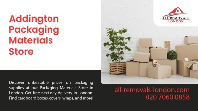 All Removals London - Packaging Materials Store in Addington