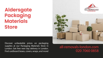 All Removals London - Packaging Materials Store in Aldersgate