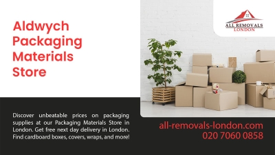 All Removals London - Packaging Materials Store in Aldwych