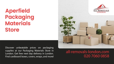 All Removals London - Packaging Materials Store in Aperfield