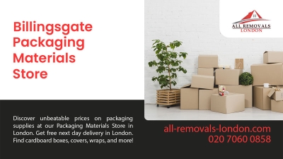 All Removals London - Packaging Materials Store in Billingsgate