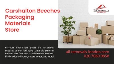 All Removals London - Packaging Materials Store in Carshalton Beeches