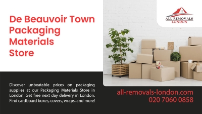 All Removals London - Packaging Materials Store in De Beauvoir Town