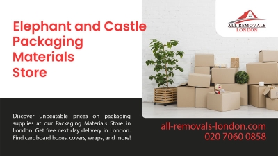 All Removals London - Packaging Materials Store in Elephant and Castle