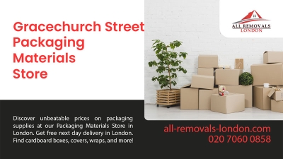 All Removals London - Packaging Materials Store in Gracechurch Street