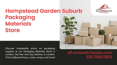 All Removals London - Packaging Materials Store in Hampstead Garden Suburb