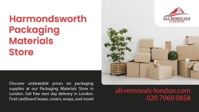 All Removals London - Packaging Materials Store in Harmondsworth