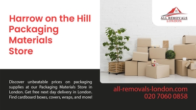 All Removals London - Packaging Materials Store in Harrow on the Hill