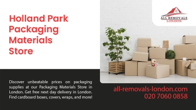 All Removals London - Packaging Materials Store in Holland Park
