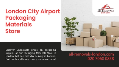 All Removals London - Packaging Materials Store in London City Airport