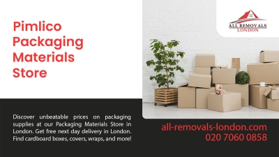 All Removals London - Packaging Materials Store in Pimlico