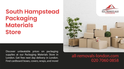 All Removals London - Packaging Materials Store in South Hampstead