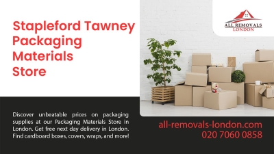 All Removals London - Packaging Materials Store in Stapleford Tawney