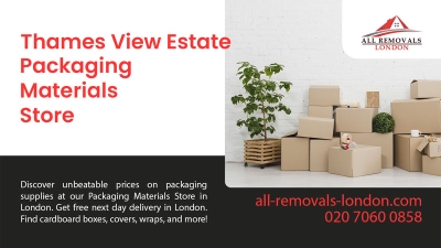 All Removals London - Packaging Materials Store in Thames View Estate