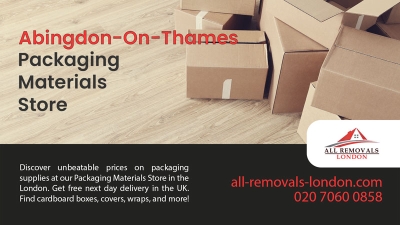 All Removals London - Packaging Materials Store in Abingdon-On-Thames