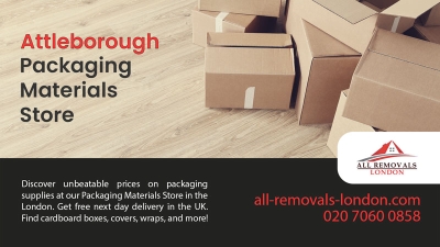 All Removals London - Packaging Materials Store in Attleborough