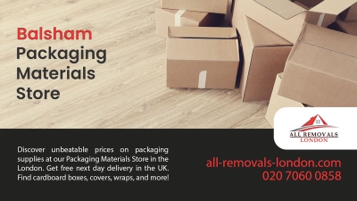All Removals London - Packaging Materials Store in Balsham