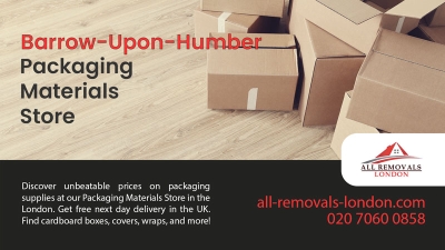 All Removals London - Packaging Materials Store in Barrow-Upon-Humber