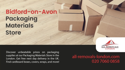 All Removals London - Packaging Materials Store in Bidford-on-Avon