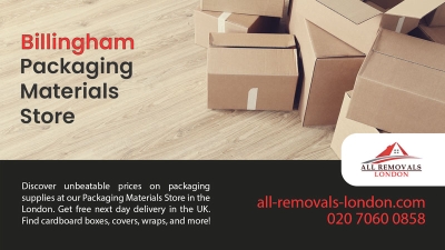 All Removals London - Packaging Materials Store in Billingham