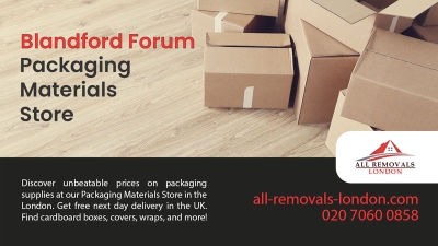 All Removals London - Packaging Materials Store in Blandford Forum