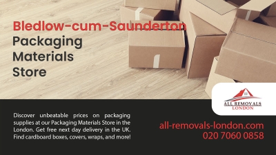 All Removals London - Packaging Materials Store in Bledlow-cum-Saunderton