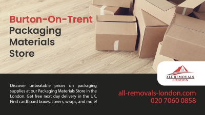 All Removals London - Packaging Materials Store in Burton-On-Trent