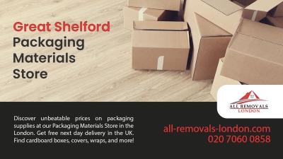 All Removals London - Packaging Materials Store in Great Shelford