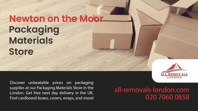 All Removals London - Packaging Materials Store in Newton on the Moor