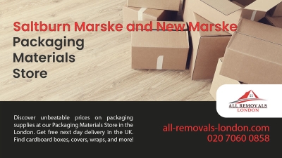 All Removals London - Packaging Materials Store in Saltburn Marske and New Marske