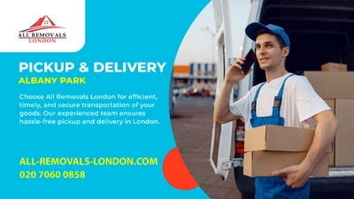 All Removals London: Pickup & Delivery Service in Albany Park