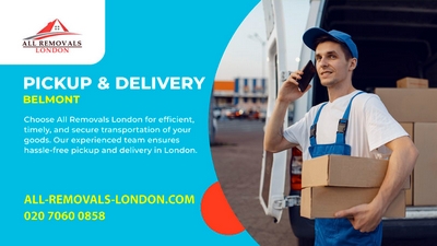 All Removals London: Pickup & Delivery Service in Belmont