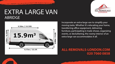 Extra Large Van and Man Service in Abridge