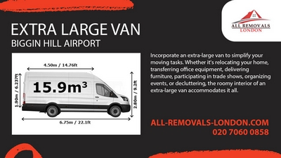 Extra Large Van and Man Service in Biggin Hill Airport