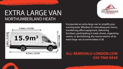 Extra Large Van and Man Service in Northumberland Heath