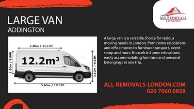 Large Van and Man Service in Addington