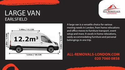 Large Van and Man Service in Earlsfield